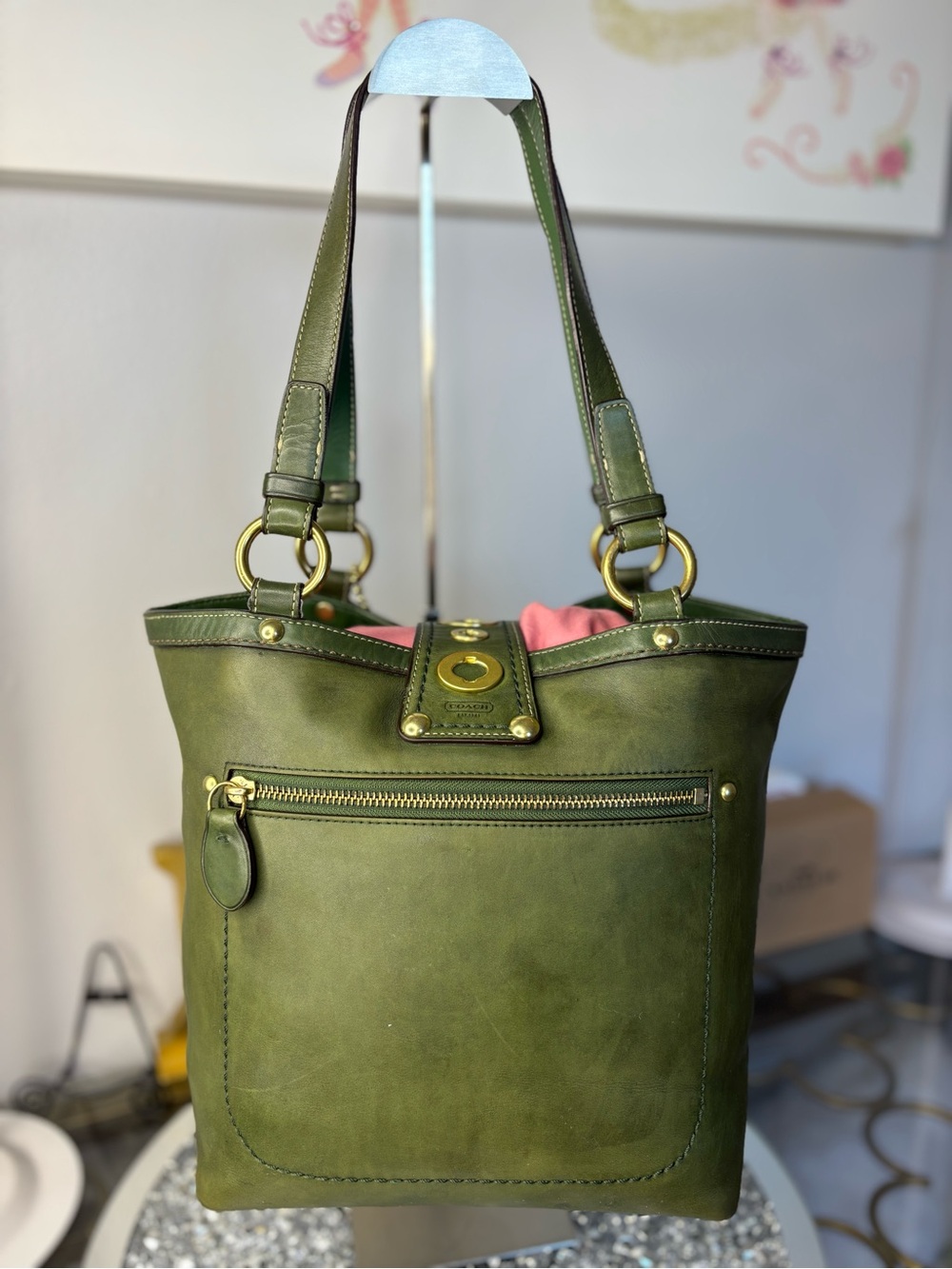 Coach 2009 Legacy Lily tote EUC - Picture 5 of 16